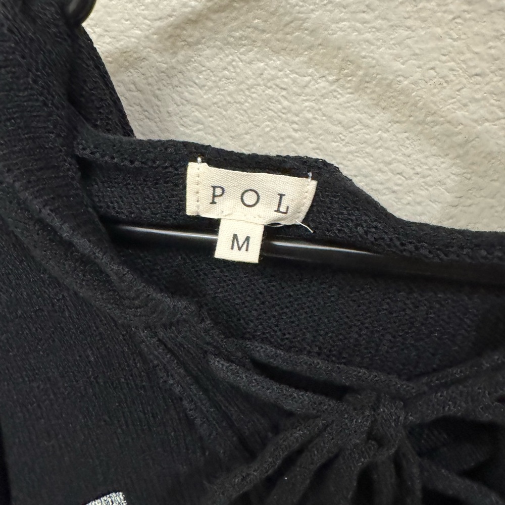 POL Charcoal Sweater with White Star - Picture 5 of 5